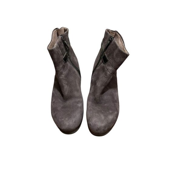 Dansko Hartley Side Zip Ankle Boots Booties Brown Chocolate Buck Sz 38 USA 8 - Picture 5 of 9